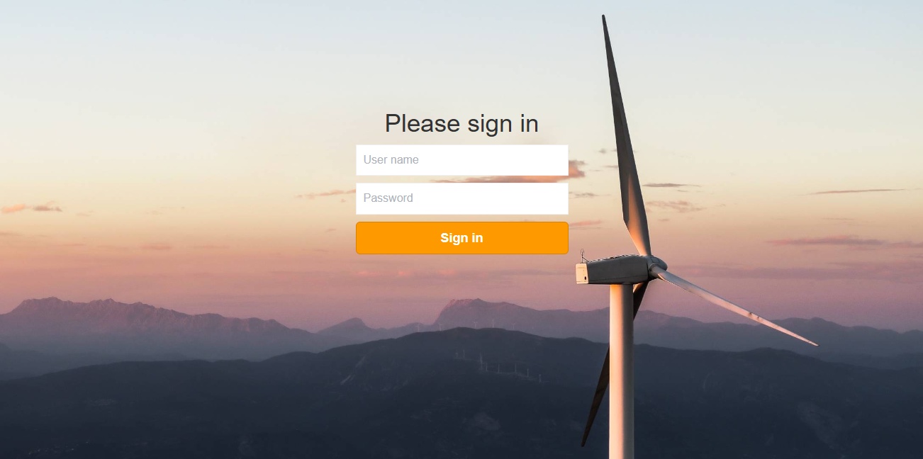 Custom login screen